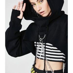 Dollskill cropped chain sweater. Worn once.